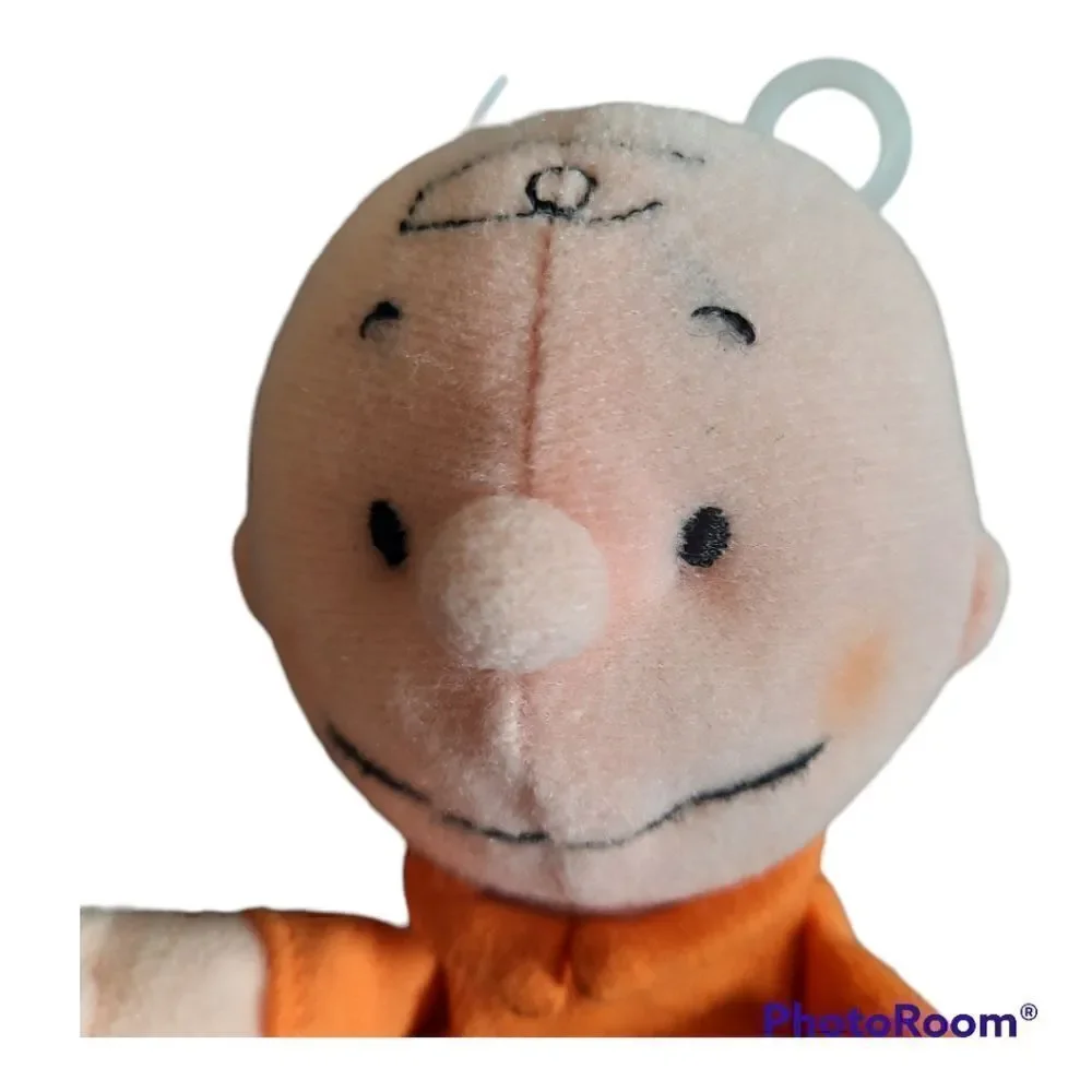 Vintage Peanuts Charlie Brown Bean Bag Plush By Applause 7